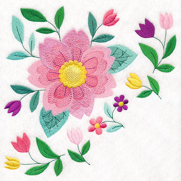 Vibrant Flowers Corner