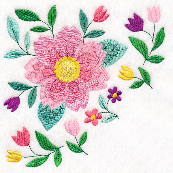 Vibrant Flowers Corner