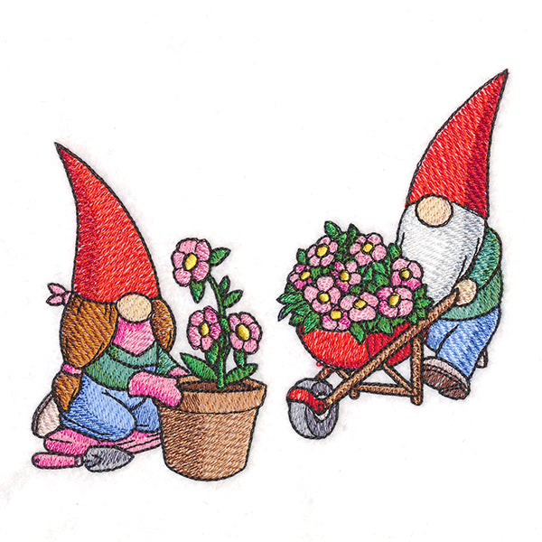 Busy in the Garden Gnomes