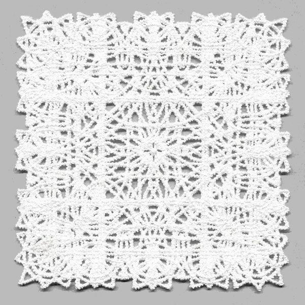 Fancy Lace Decor - Square (Battenburg Lace)