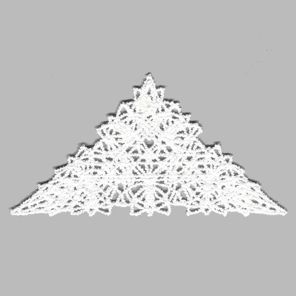 Fancy Lace Decor - Triangle (Battenburg Lace)