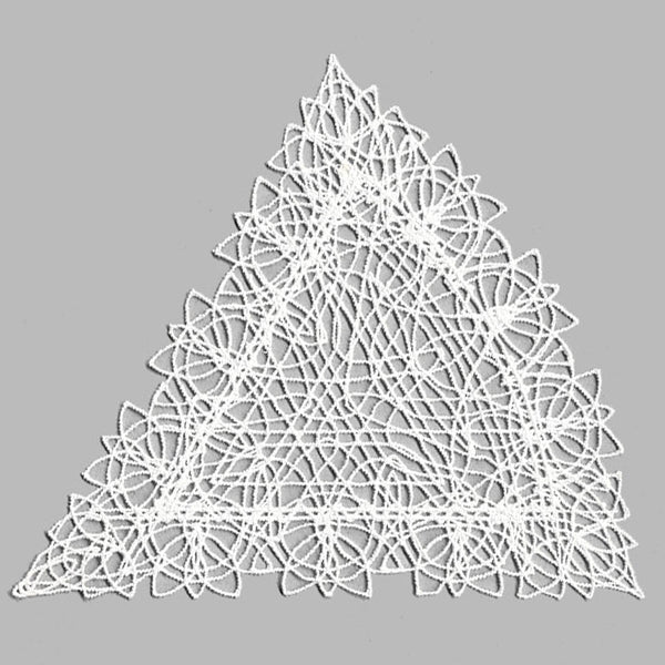 Fancy Lace Decor - Wedge (Battenburg Lace)