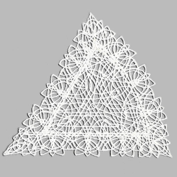 Fancy Lace Decor - Wedge (Battenburg Lace)