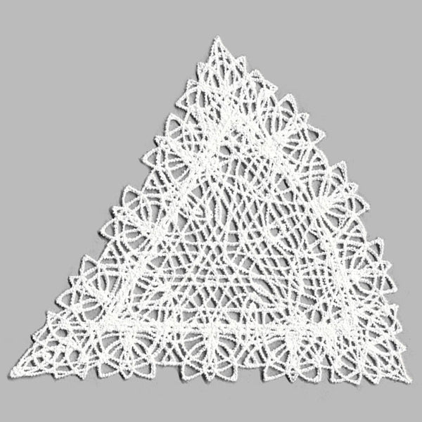 Fancy Lace Decor - Wedge (Battenburg Lace)