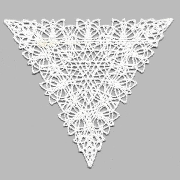 Fancy Lace Decor - Isosceles Triangle (Battenburg Lace)