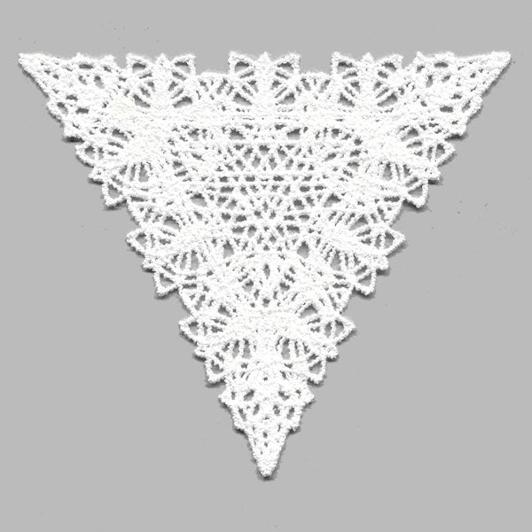 Fancy Lace Decor - Isosceles Triangle (Battenburg Lace)