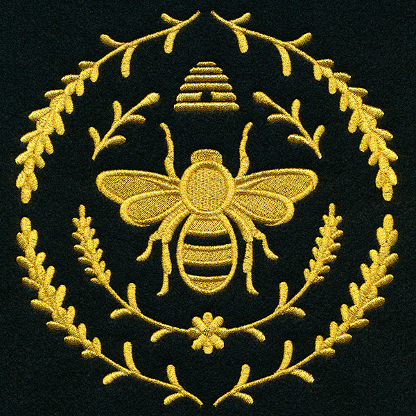 Gilded Honeybee Crest