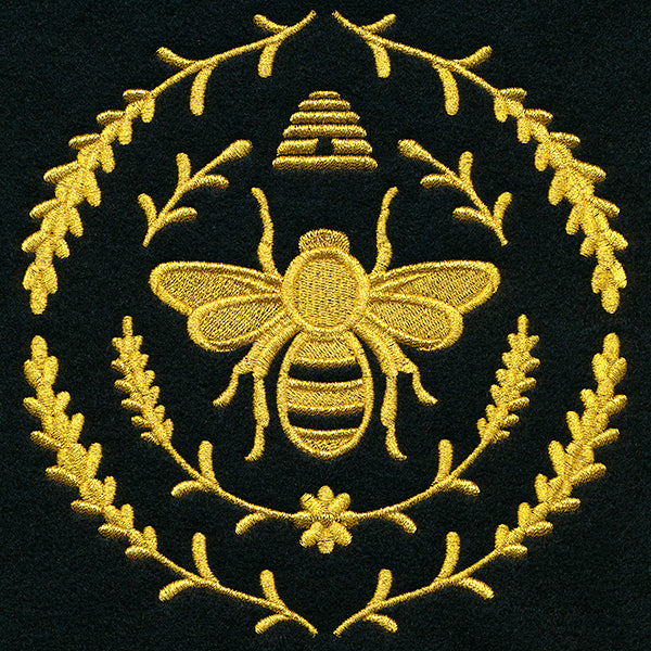 Gilded Honeybee Crest