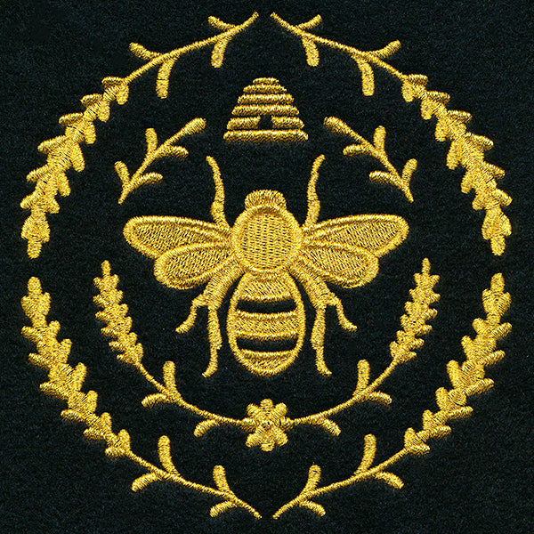Gilded Honeybee Crest
