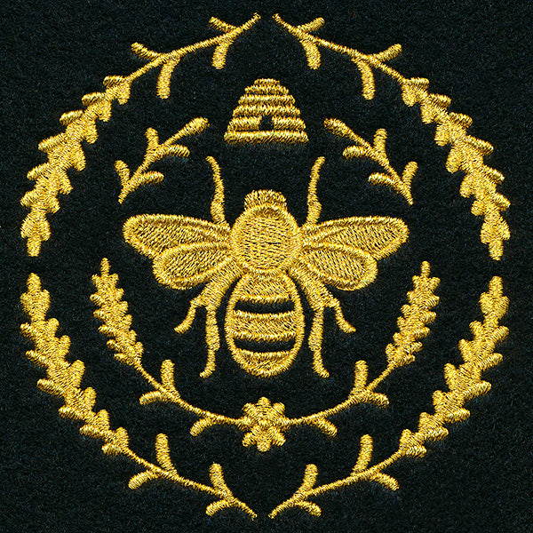 Gilded Honeybee Crest