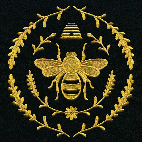 Gilded Honeybee Crest