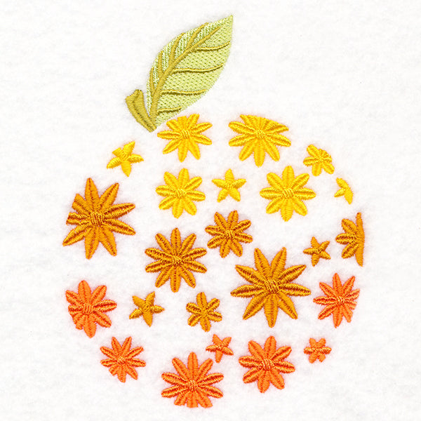 Floral Fruit - Orange