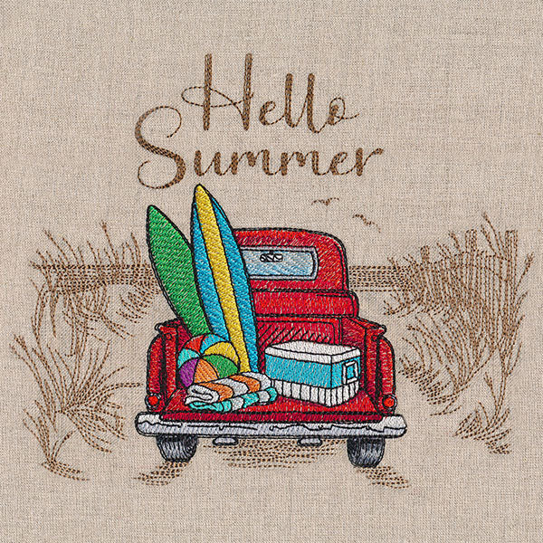 Hello Summer Retro Truck Medley