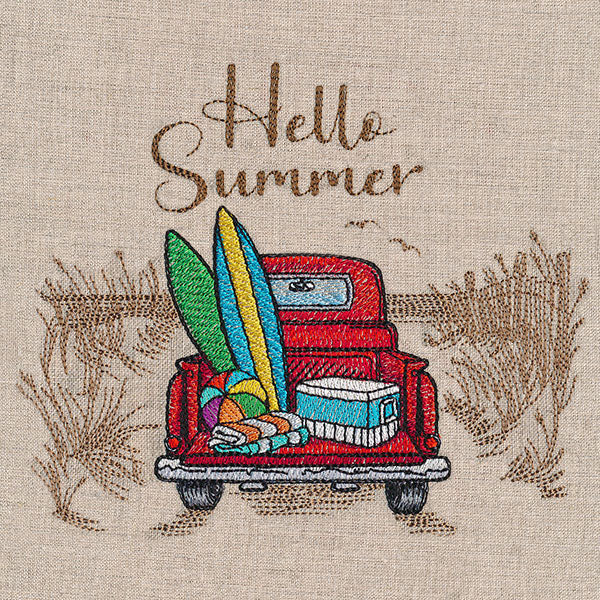 Hello Summer Retro Truck Medley