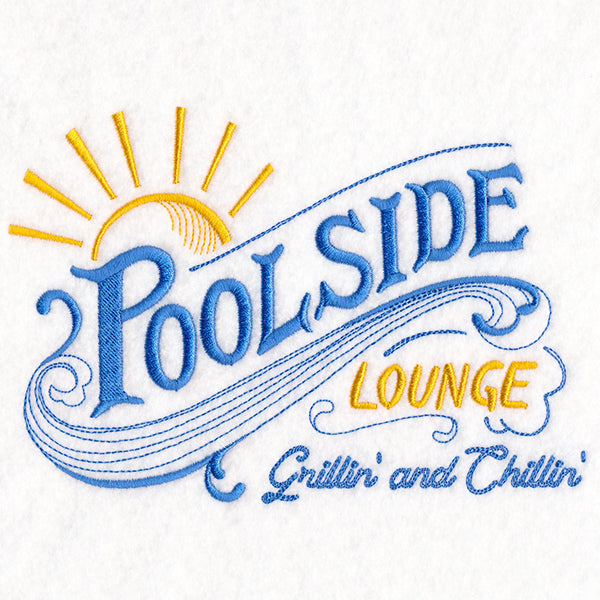 Poolside Lounge Market Sign