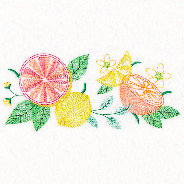 Citrus Splash Border