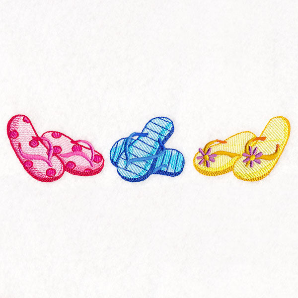 Sizzling Summer Border - Flip Flops