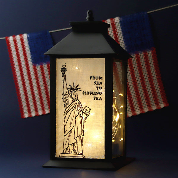 From Sea to Shining Sea Statue of Liberty Etching