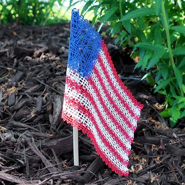 United States Flag (Battenburg Lace)