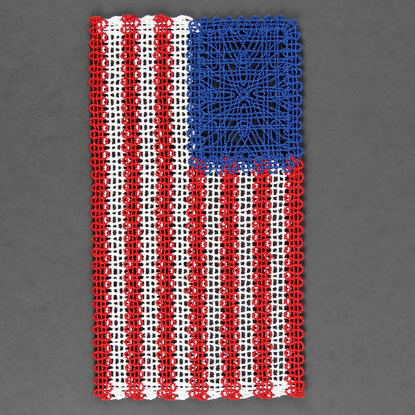 United States Flag (Battenburg Lace)