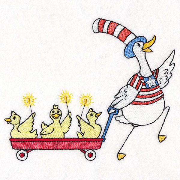 Americana Farm Parade - Gosling Wagon