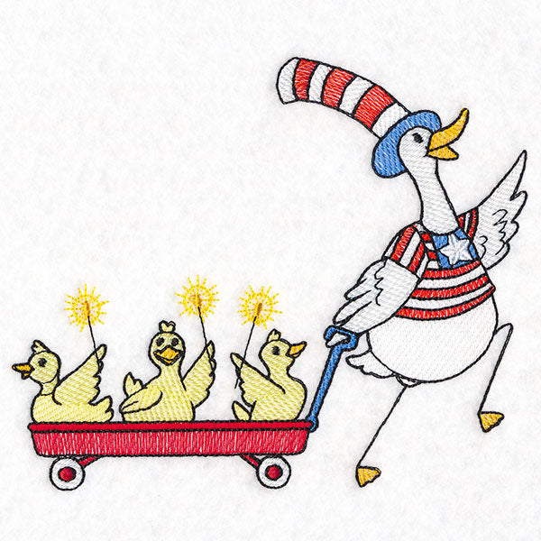Americana Farm Parade - Gosling Wagon