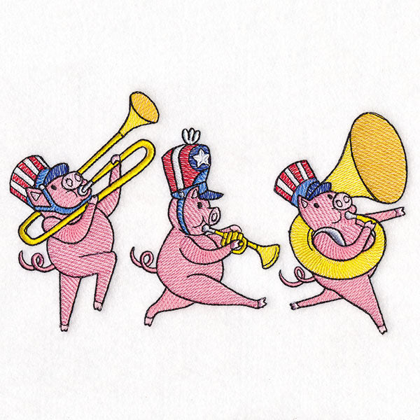 Americana Farm Parade - Pig Marching Band