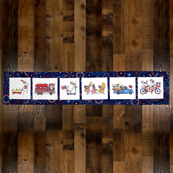 Americana Farm Parade - Cat and Dog Retro Truck