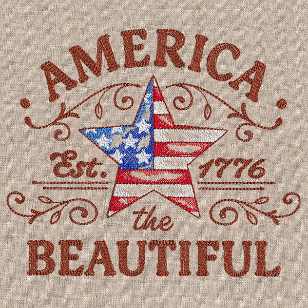 America the Beautiful Market Sign