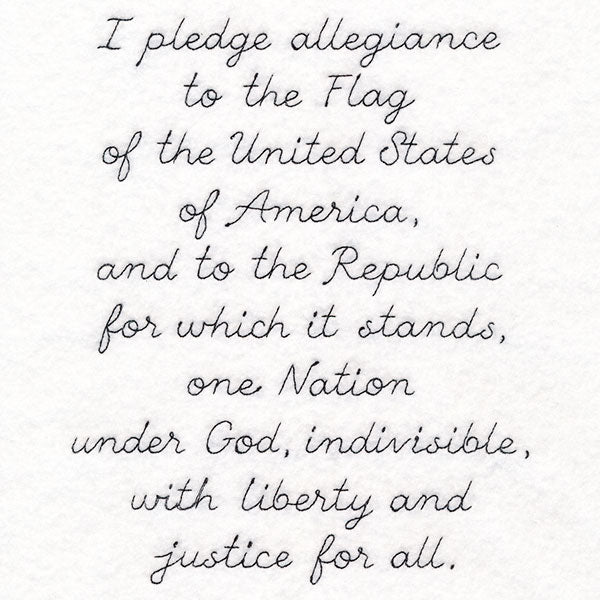 Pledge of Allegiance Script