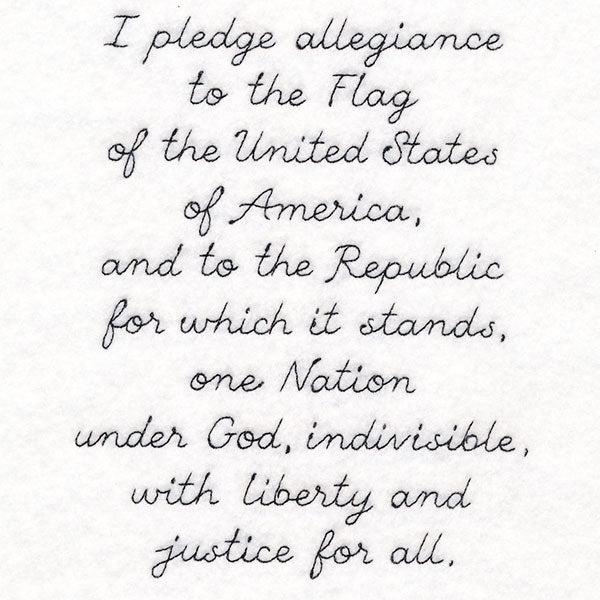 Pledge of Allegiance Script