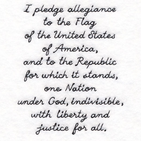 Pledge of Allegiance Script