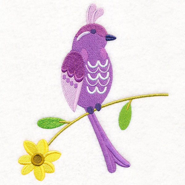 Summer Fun Bird and Flowers 5
