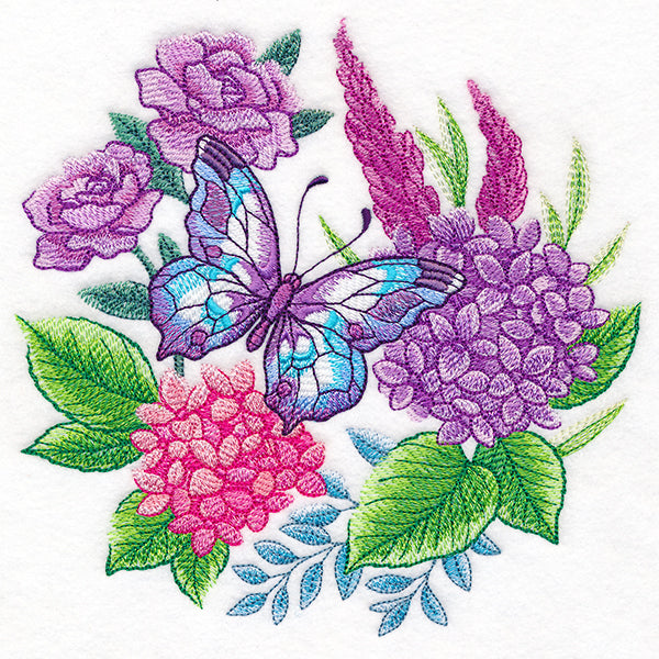 Heavenly Hydrangeas and Butterfly Bouquet