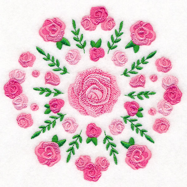 Mesmerizing Rose Medallion