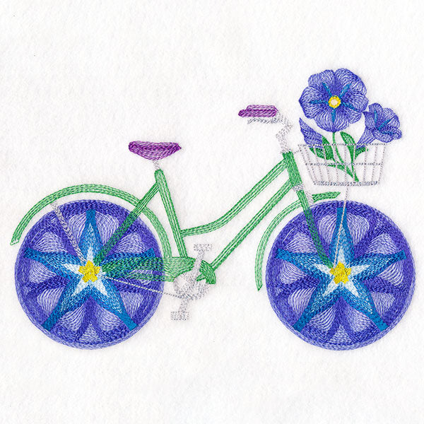 Fruit and Flowers Bicycle - Morning Glory
