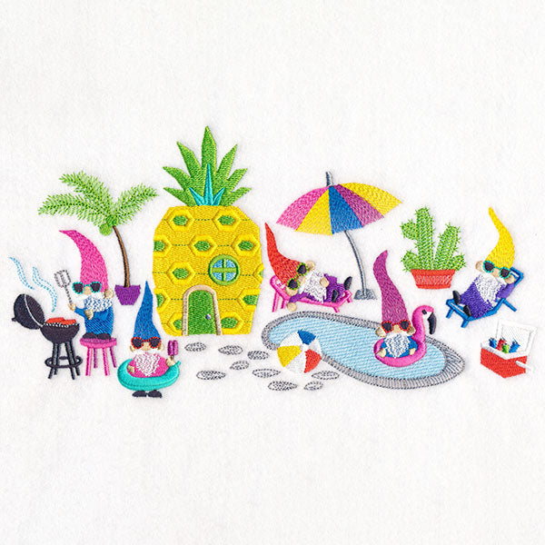 Summer Shenanigans Gnome Border