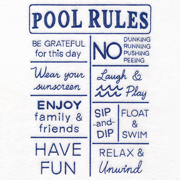 Pool Rules