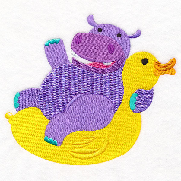 Animals on Floaties - Hippo