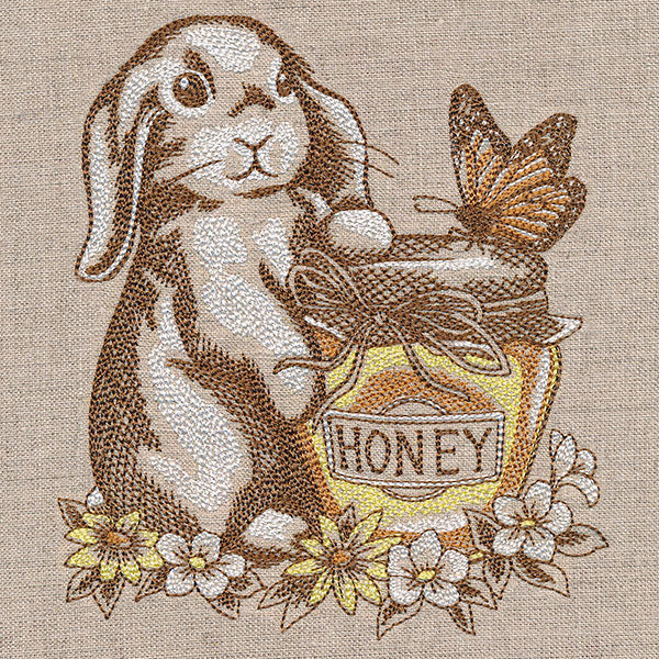Honey and Bunny Etching