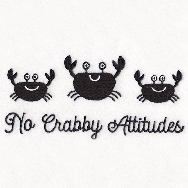 No Crabby Attitudes