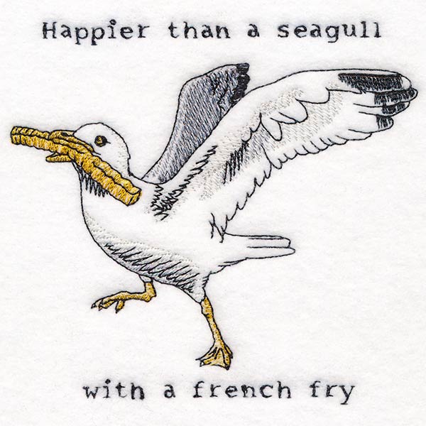 Happy French Fry Seagull