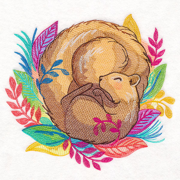 Sleepy Forest Squirrel