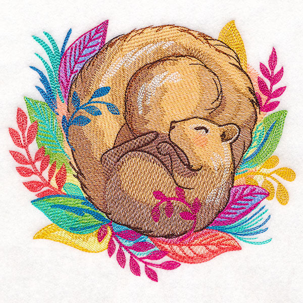 Sleepy Forest Squirrel