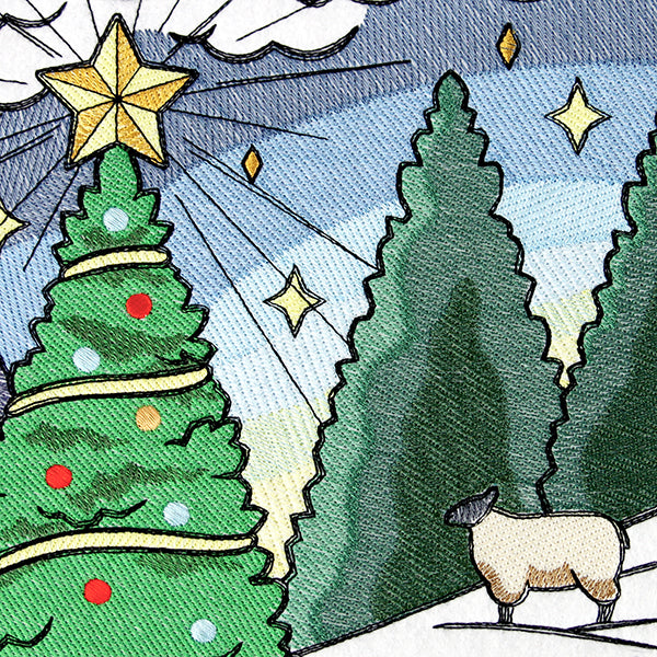 Christmas on the Farm Scene - Block 1