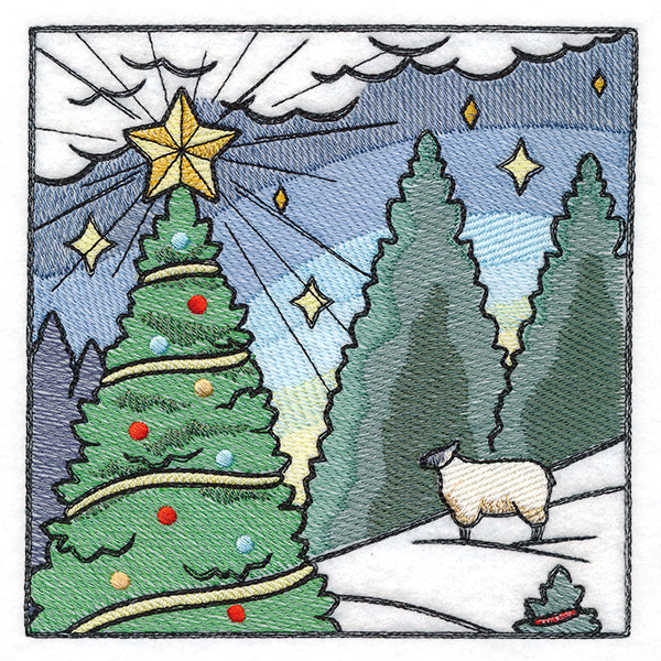 Christmas on the Farm Scene - Block 1