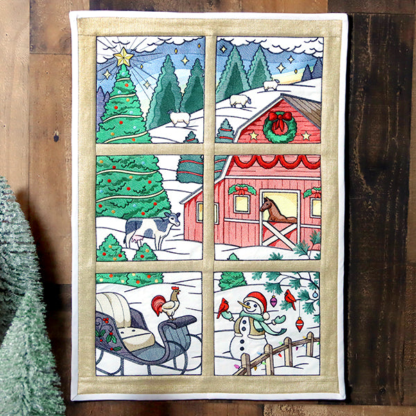 Christmas on the Farm Scene - Block 2