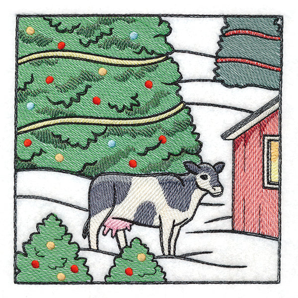 Christmas on the Farm Scene - Block 3