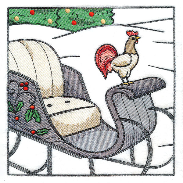 Christmas on the Farm Scene - Block 5