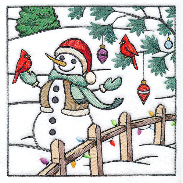 Christmas on the Farm Scene - Block 6